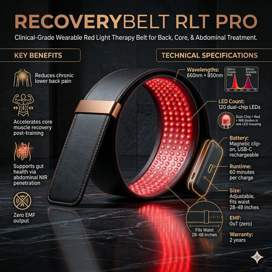 RecoveryBelt RLT Pro — Red Light Therapy Wrap