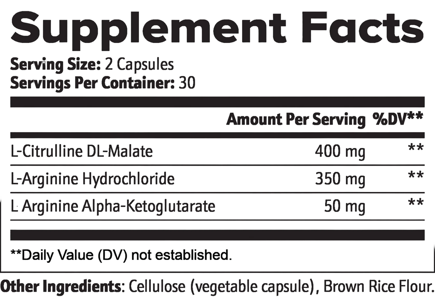 L-Citrulline & L-Arginine Stack