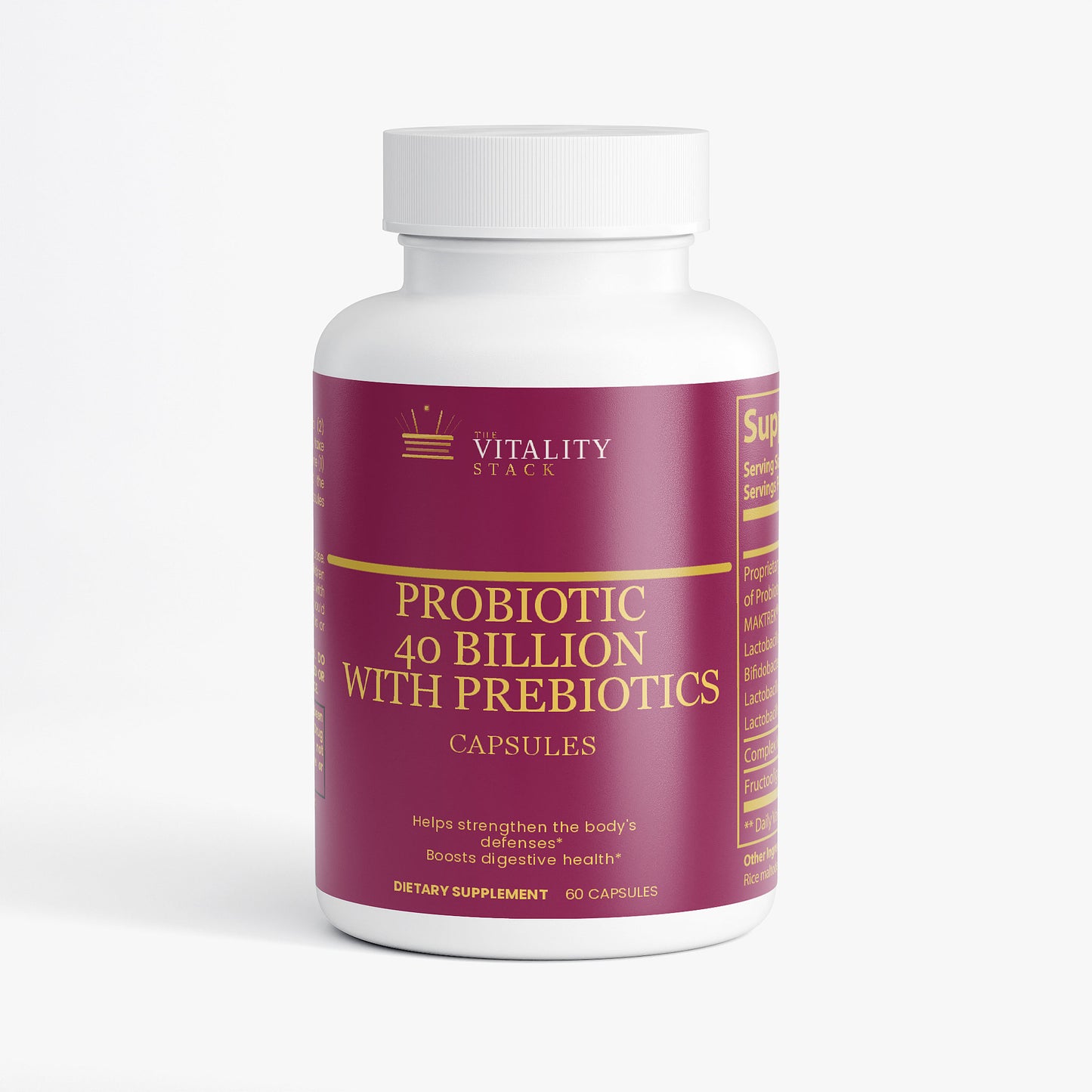 Probiotic 40 Billion with Prebiotics