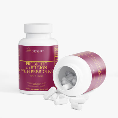 Probiotic 40 Billion with Prebiotics