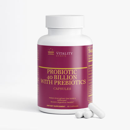Probiotic 40 Billion with Prebiotics