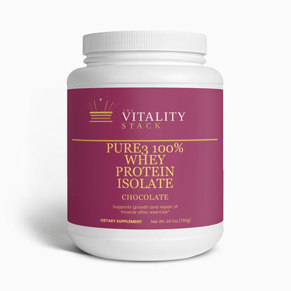 Pure3 100% Whey Protein Isolate (Chocolate)