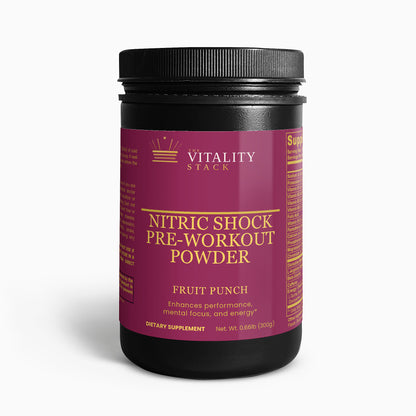 Nitric Shock Pre-Workout Powder (Fruit Punch)