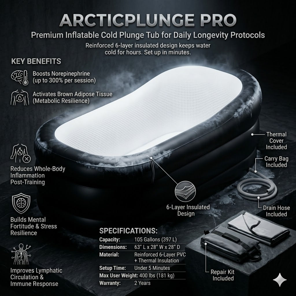 ArcticPlunge Pro Inflatable Cold Plunge
