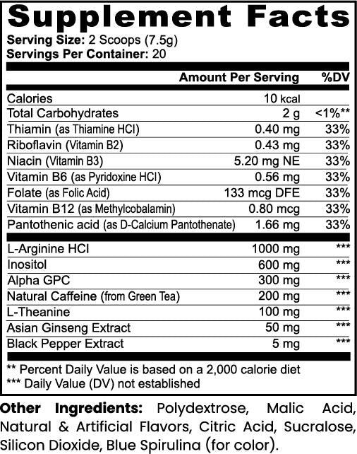 Focus Powder (Sour Gummi Worm)