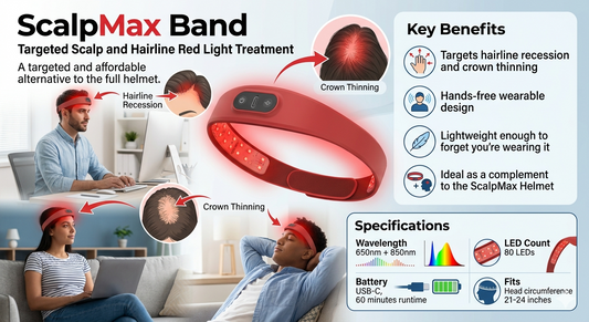 ScalpMax RLT Headband — Hair Growth Band