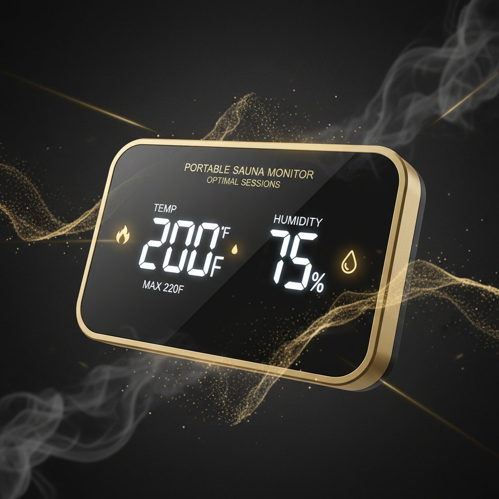 Dual Temperature and Humidity Monitor for Portable Saunas