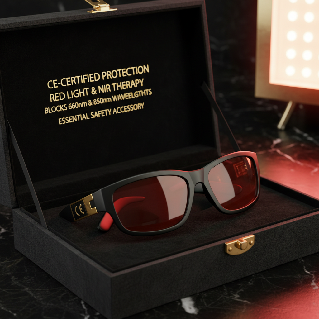 Red Light Therapy Protective Goggles