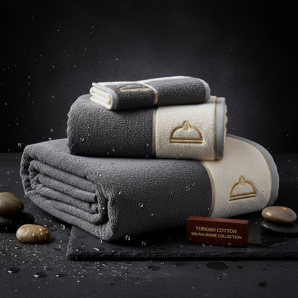 Turkish Cotton Sauna Towel Set