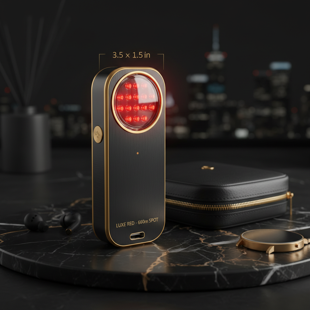 Ultra-Compact Red Light Spot Treatment Device